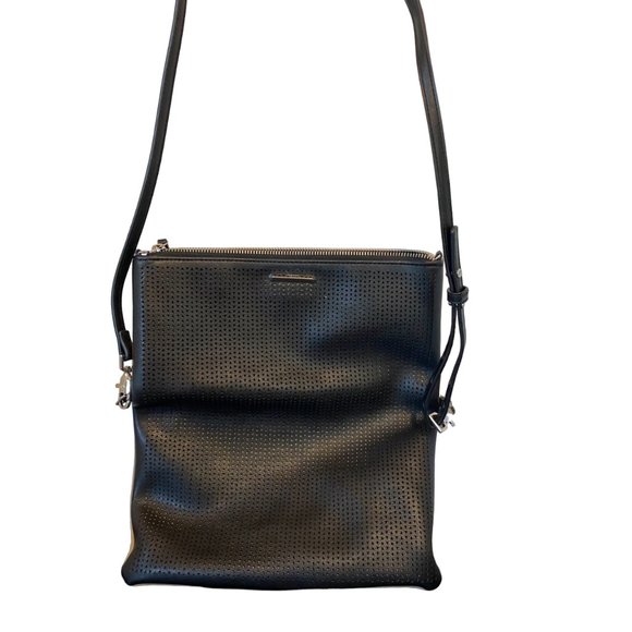 𝅺Stella & Dot Waverly Petite Beige BLACK  2-IN-1 Clutch Crossbody - Picture 1 of 5